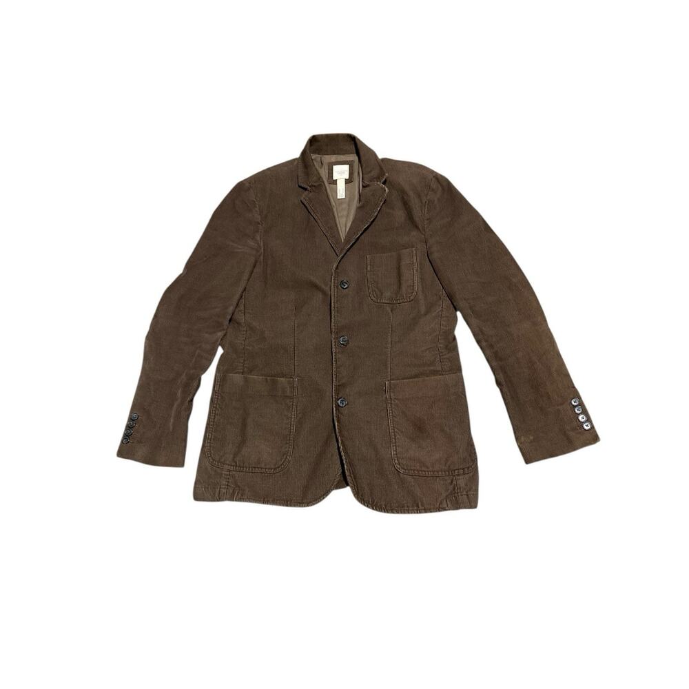 Lands End Men’s Chore Coat Size 40‎ Corduroy Collar Barn Field Jacket UnLined - Picture 2 of 8